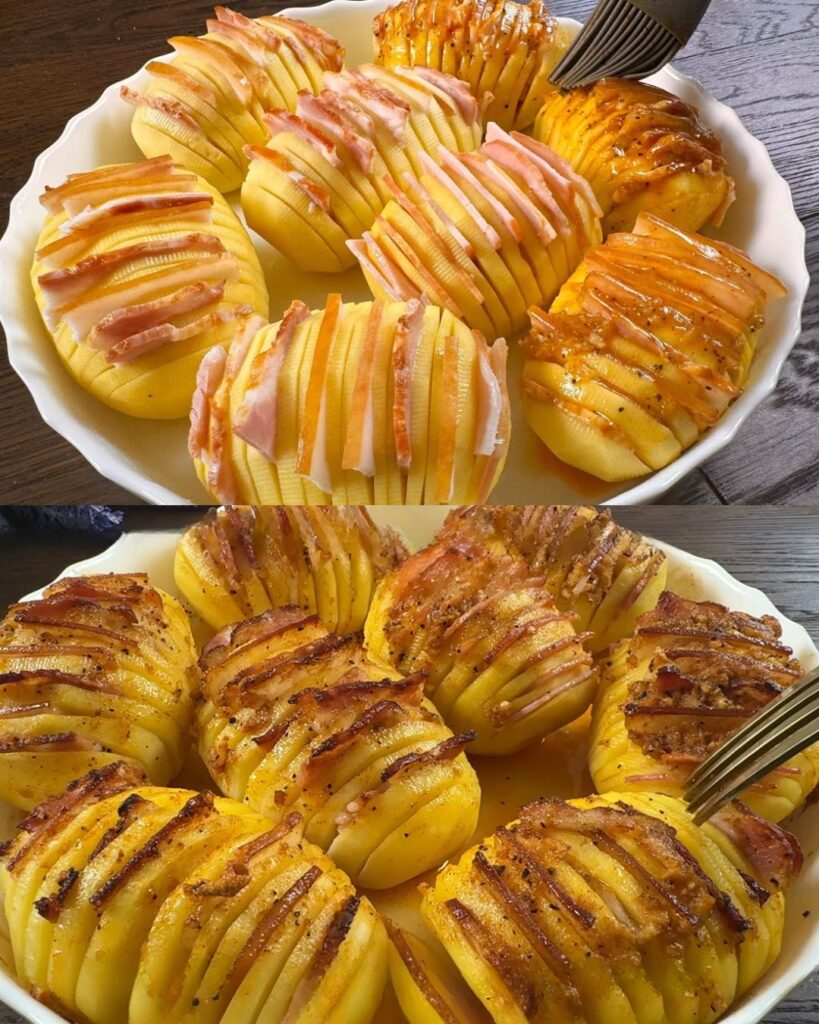 Crispy Bacon Garlic Potatoes with Paprika