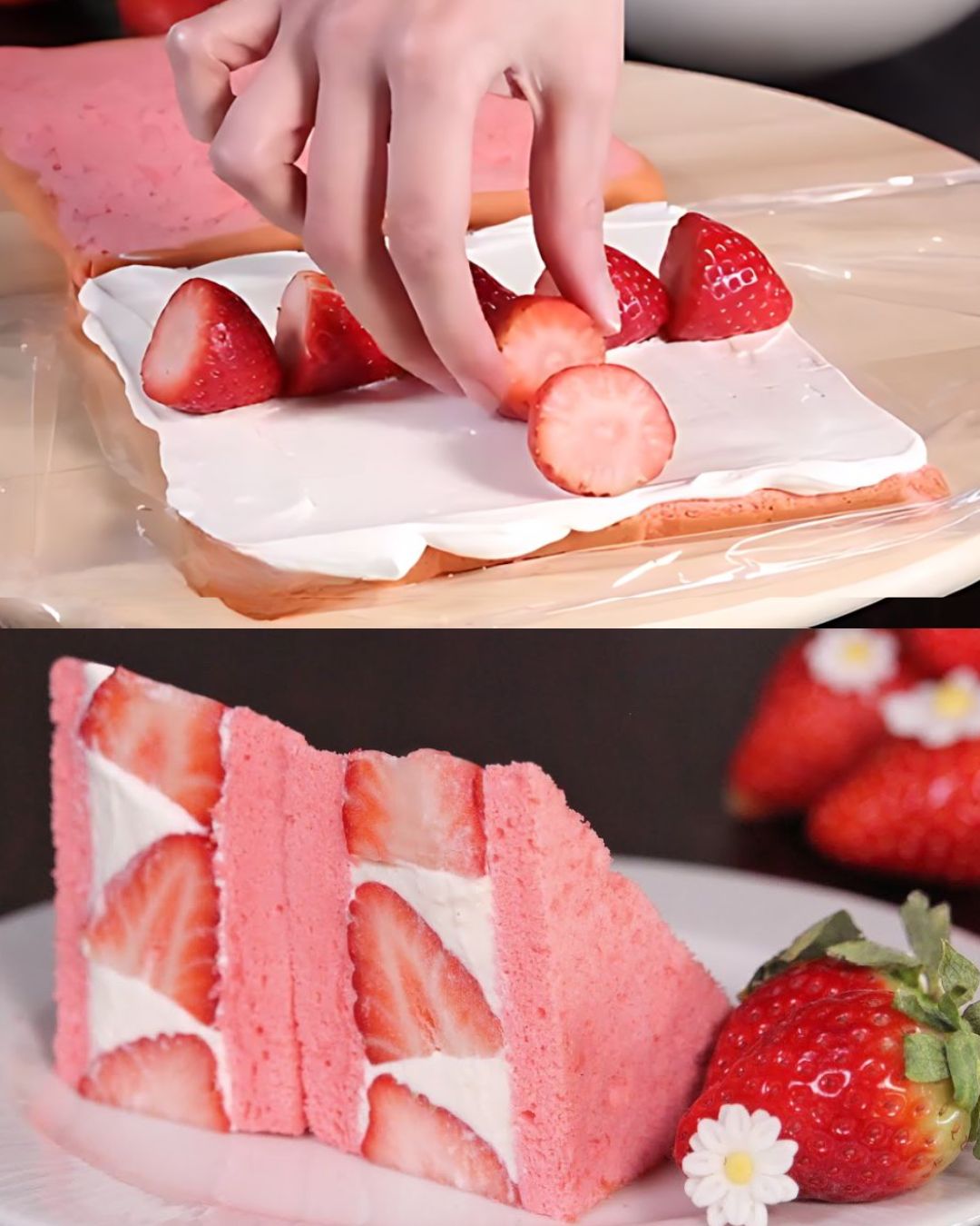 Light and Fluffy Strawberry Shortcake with Whipped Cream