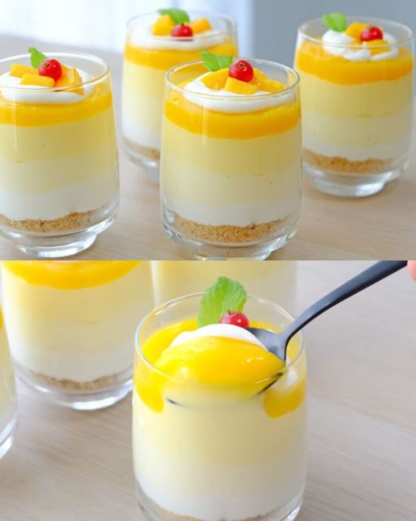 Mango Mousse Cups