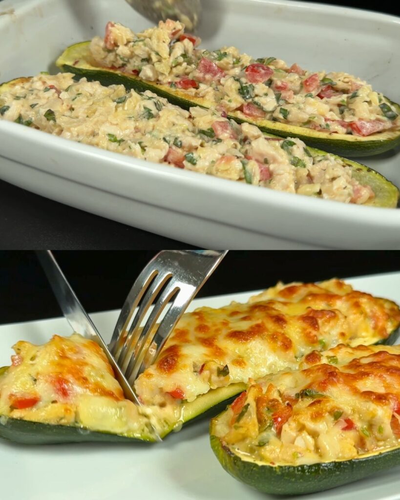 Stuffed Zucchini Boats Recipe