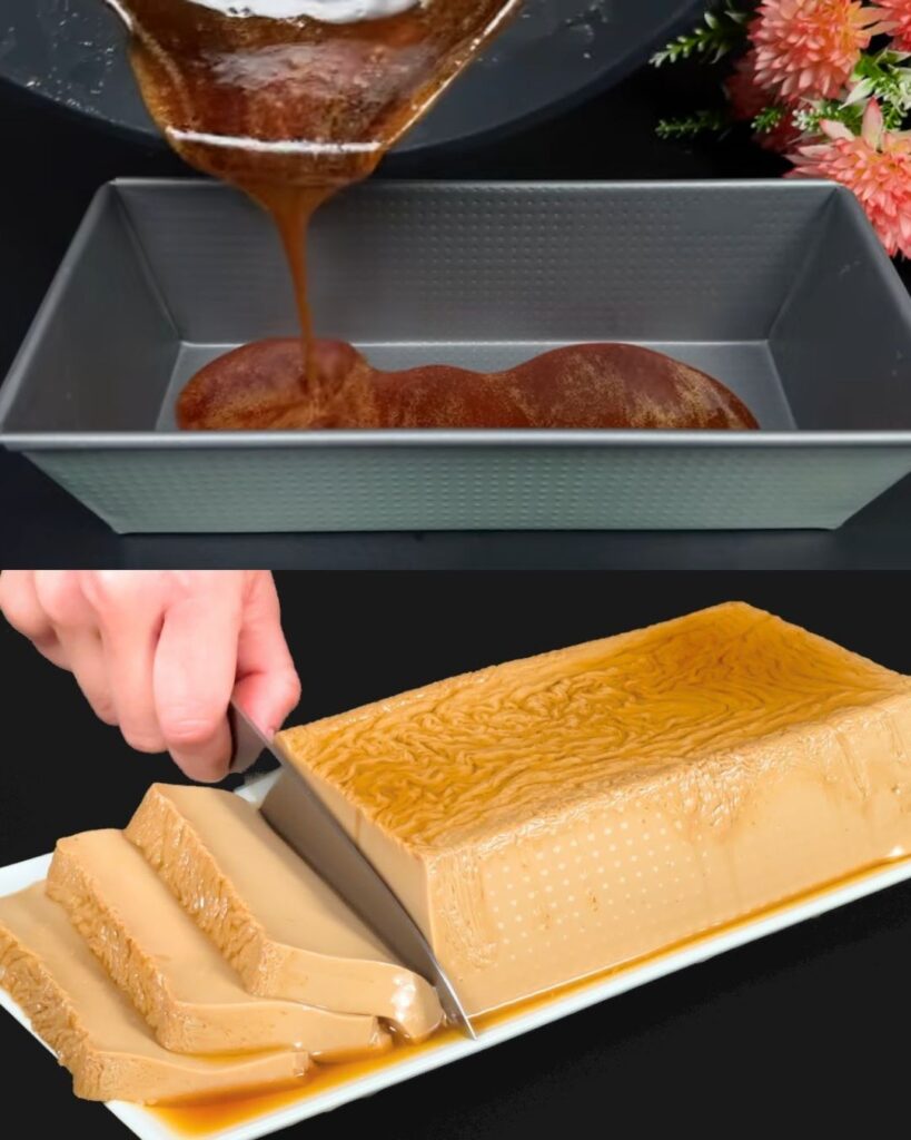 Creamy Treat with Caramel and Coffee finished dish