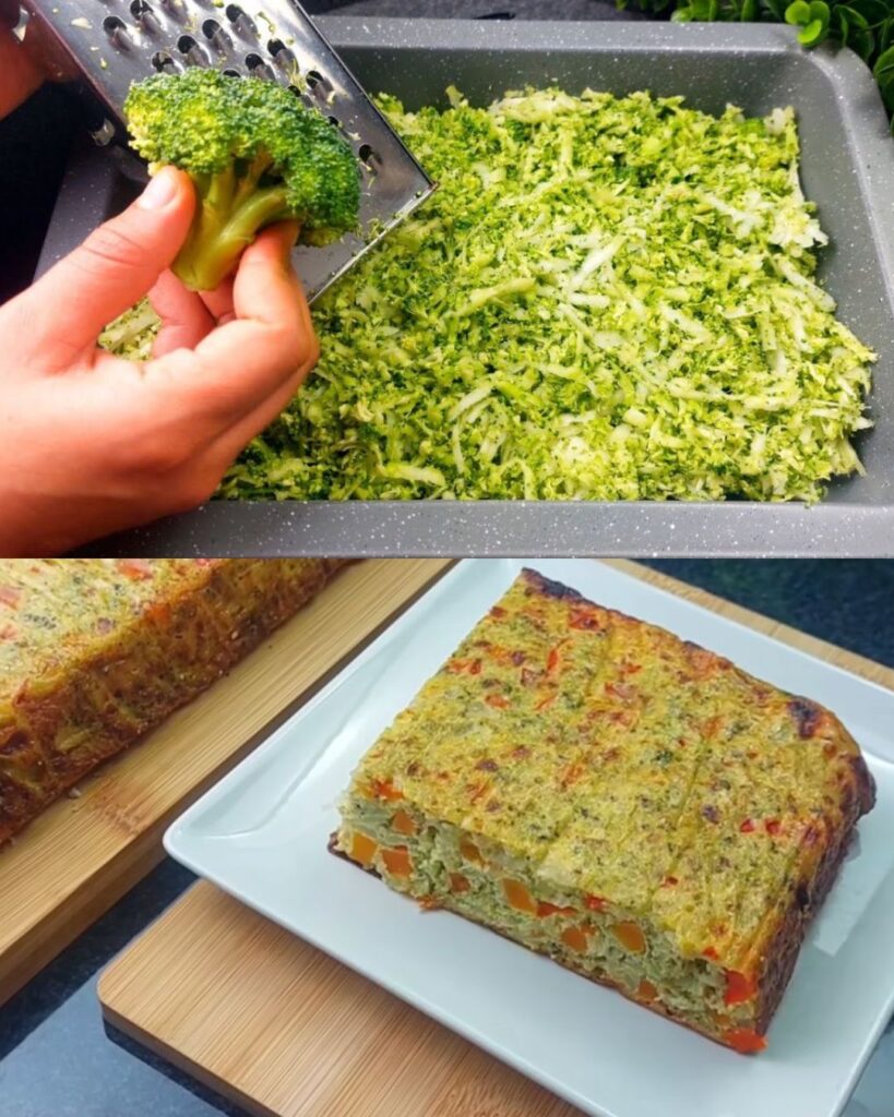 Broccoli and Vegetable Casserole with Parmesan Cheese