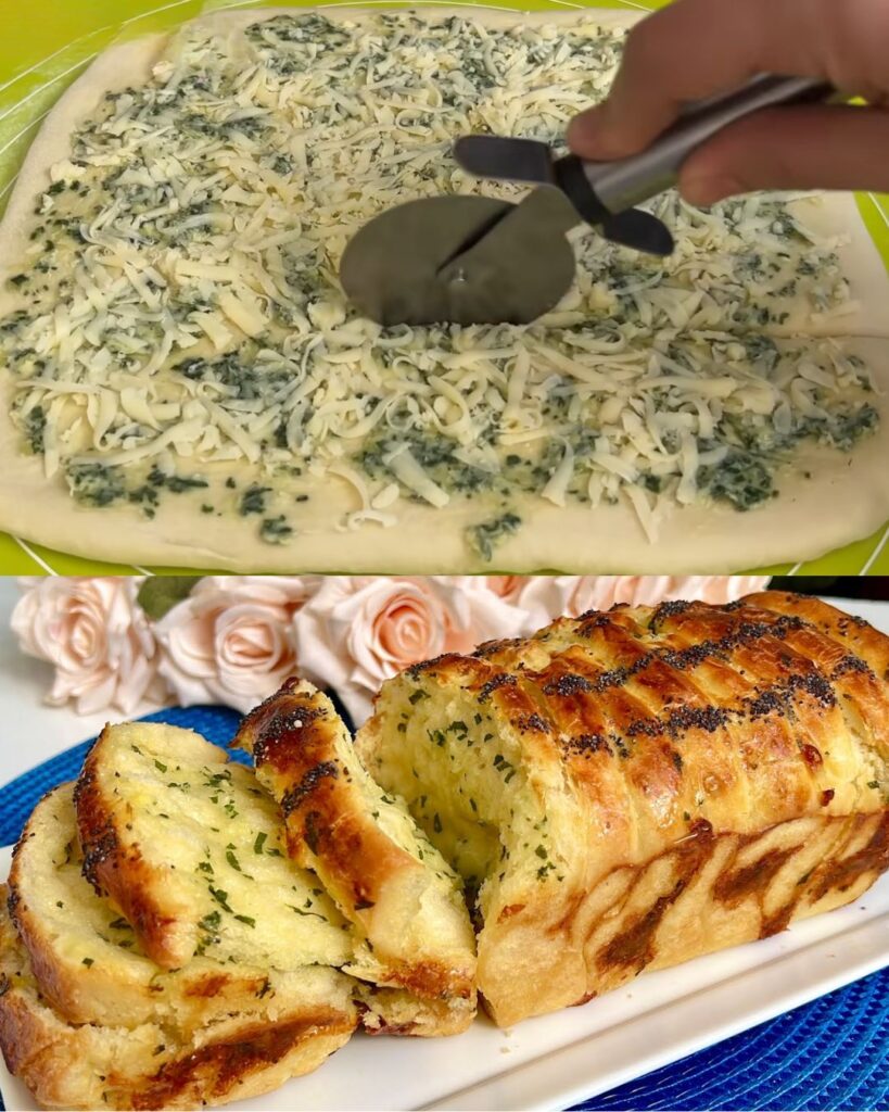 Simple and Delicious Garlic Mozzarella Pull-Apart Bread