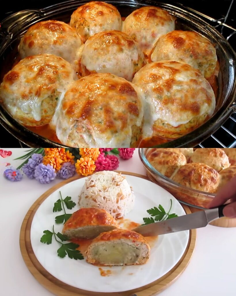 Savory Stuffed Chicken Breast with Cheddar and Potato