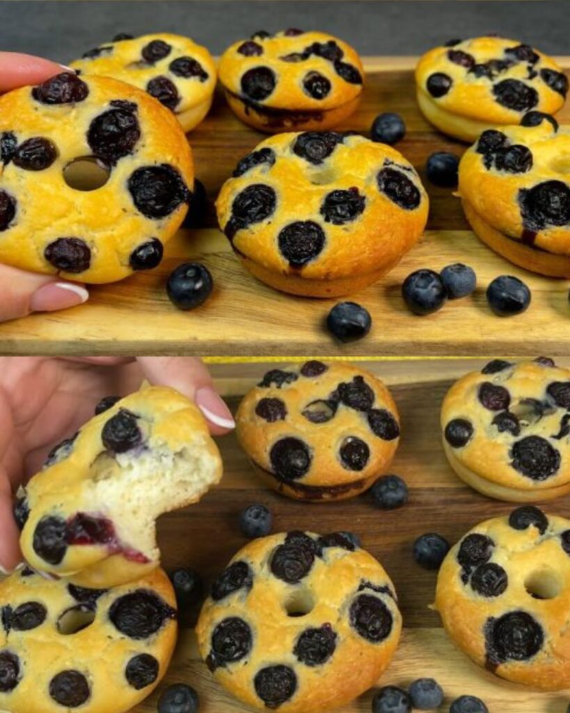 Blueberry Cottage Cheese Bake
