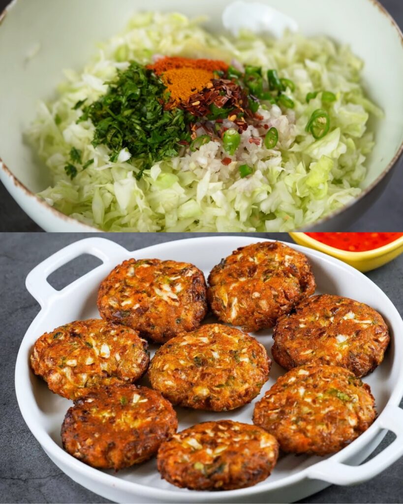 Cabbage Patties - Quick & Delicious Snacks