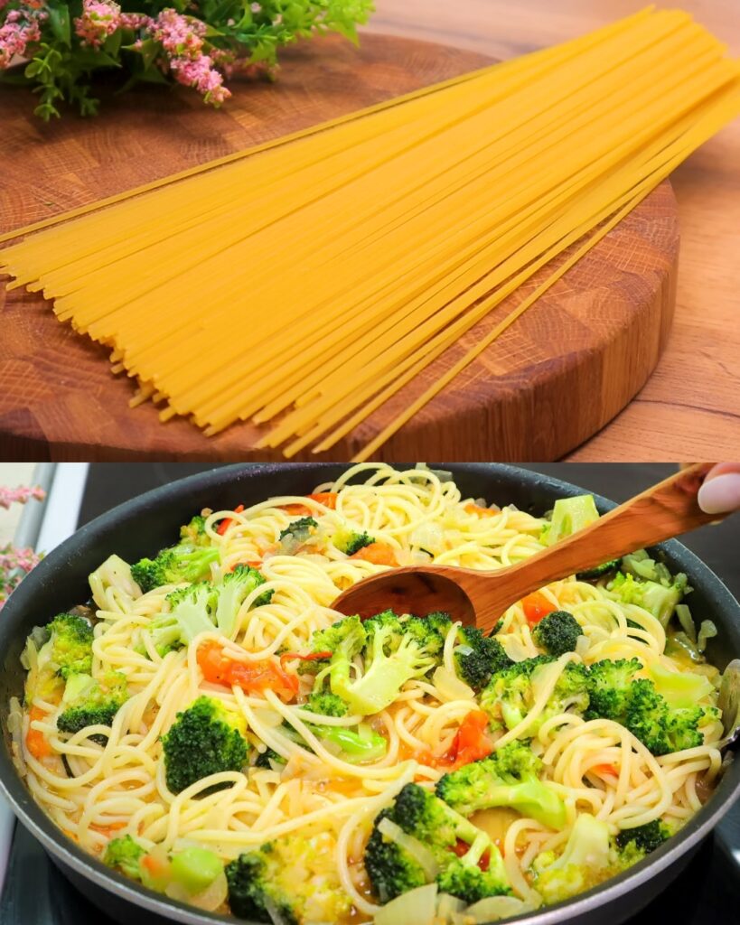Creamy Broccoli Pasta: A Delicious and Easy Dinner finished dish