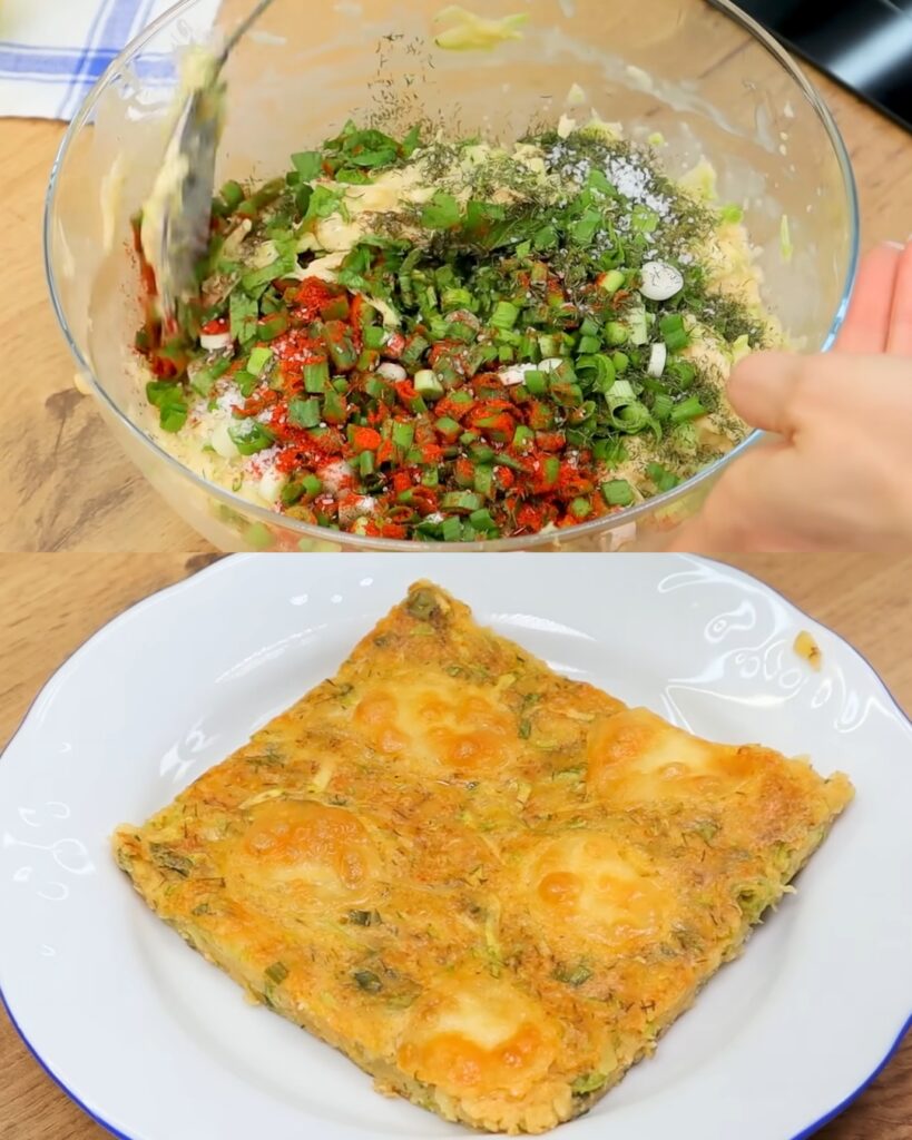 Delicious Zucchini and Potato Bake: A Flavorful Dinner finished dish