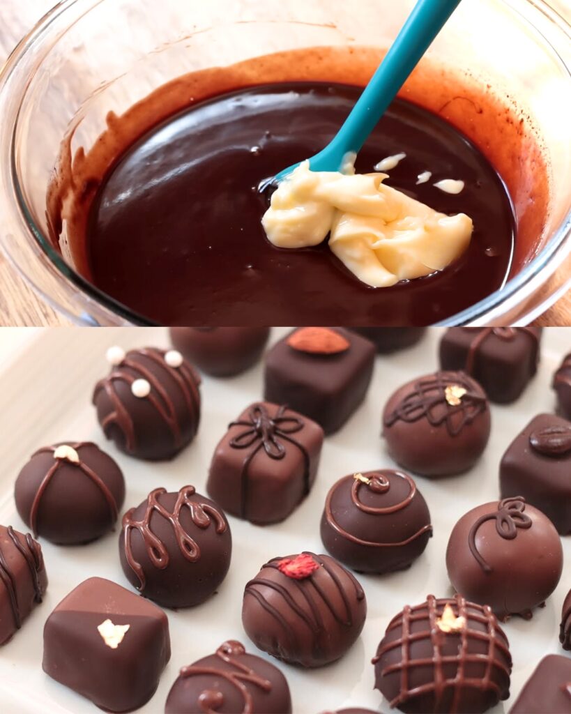 Homemade Chocolate Truffles with Milk