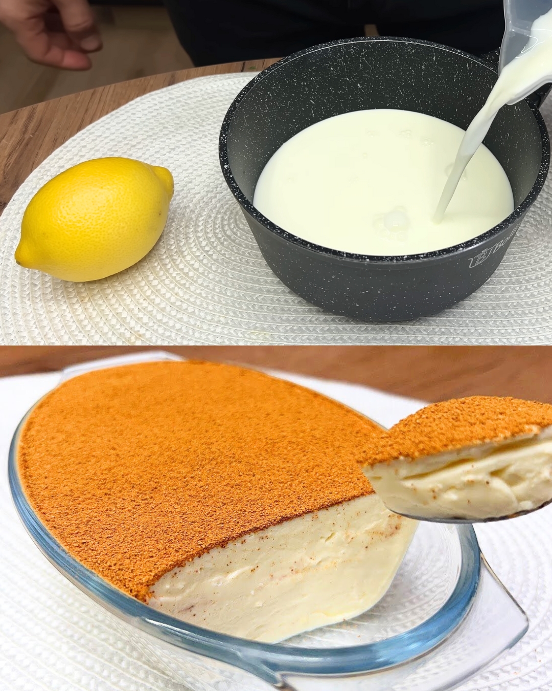 Quick and Easy Homemade Dessert: No-Bake Lemon Vanilla Custard