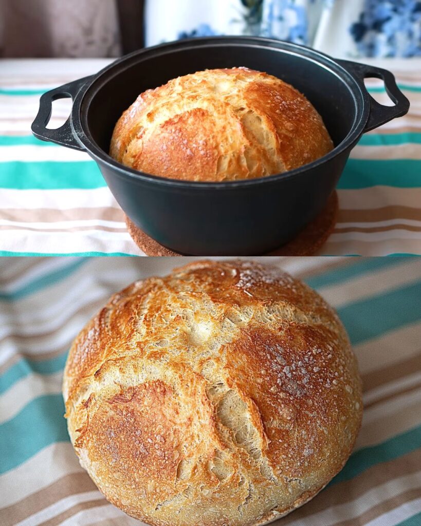Classic Homemade Bread Recipe finished dish