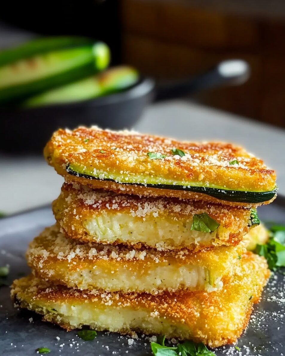 Crispy Parmesan Zucchini Fritters