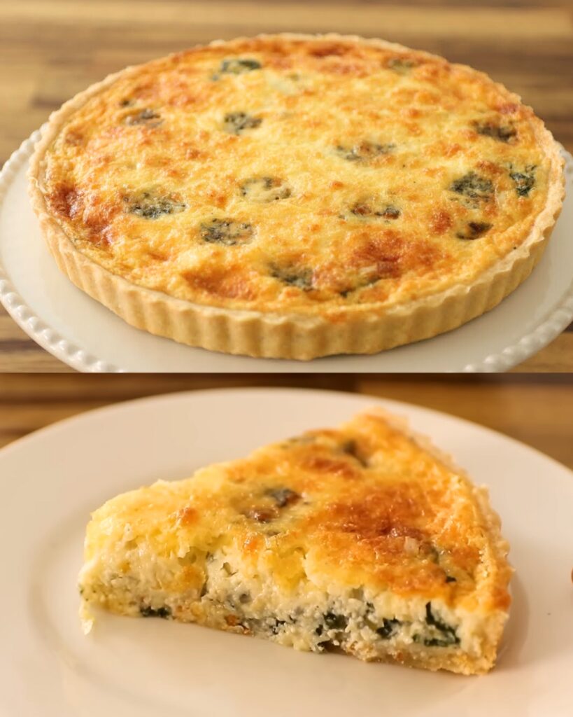 Spinach and Cheese Quiche