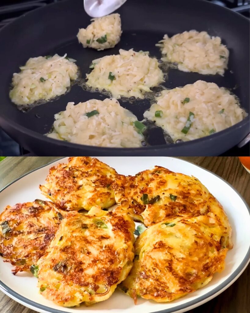 Savory Potato Pancake finished dish