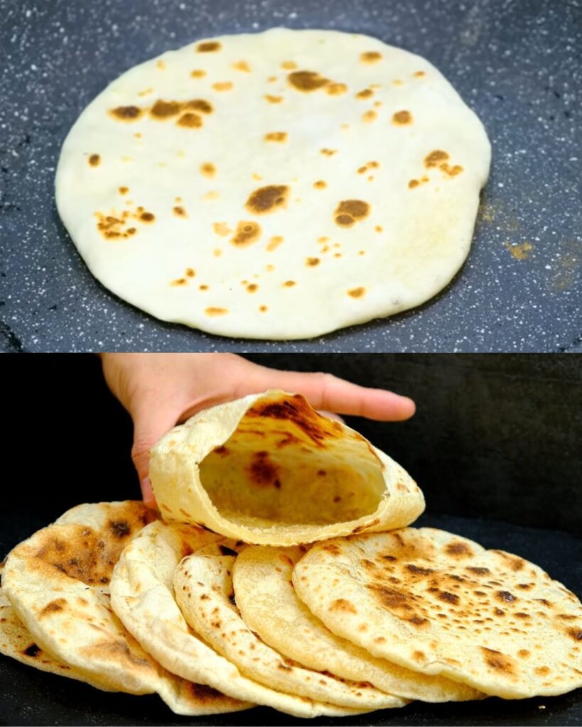 Homemade Pita Bread Recipe finished dish