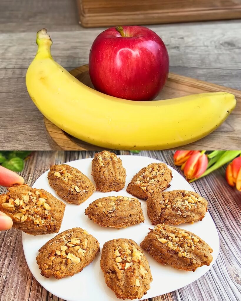 Apple Banana Baked Oatmeal with Nuts Recipe
