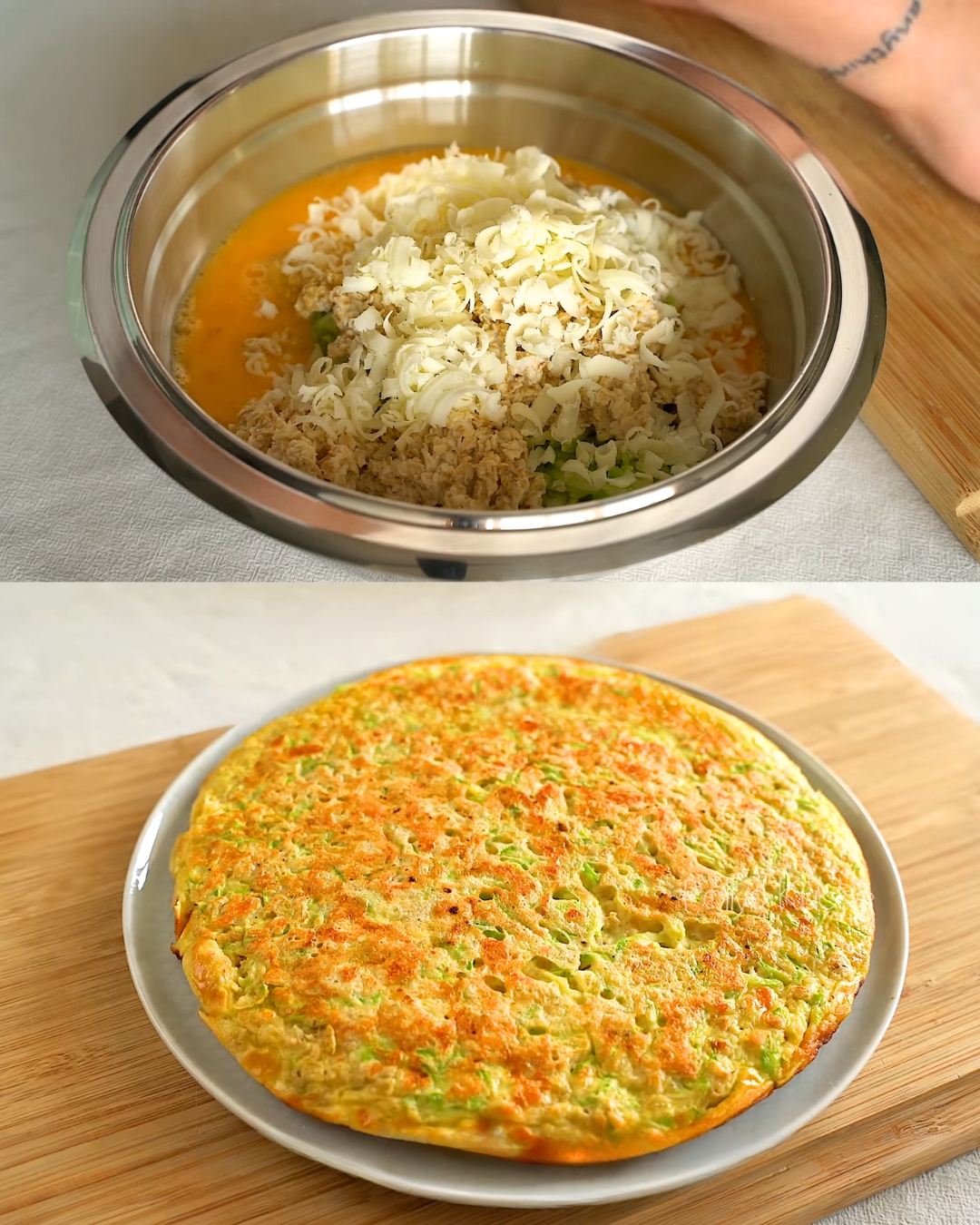 Zucchini and Oat Pancakes Recipe