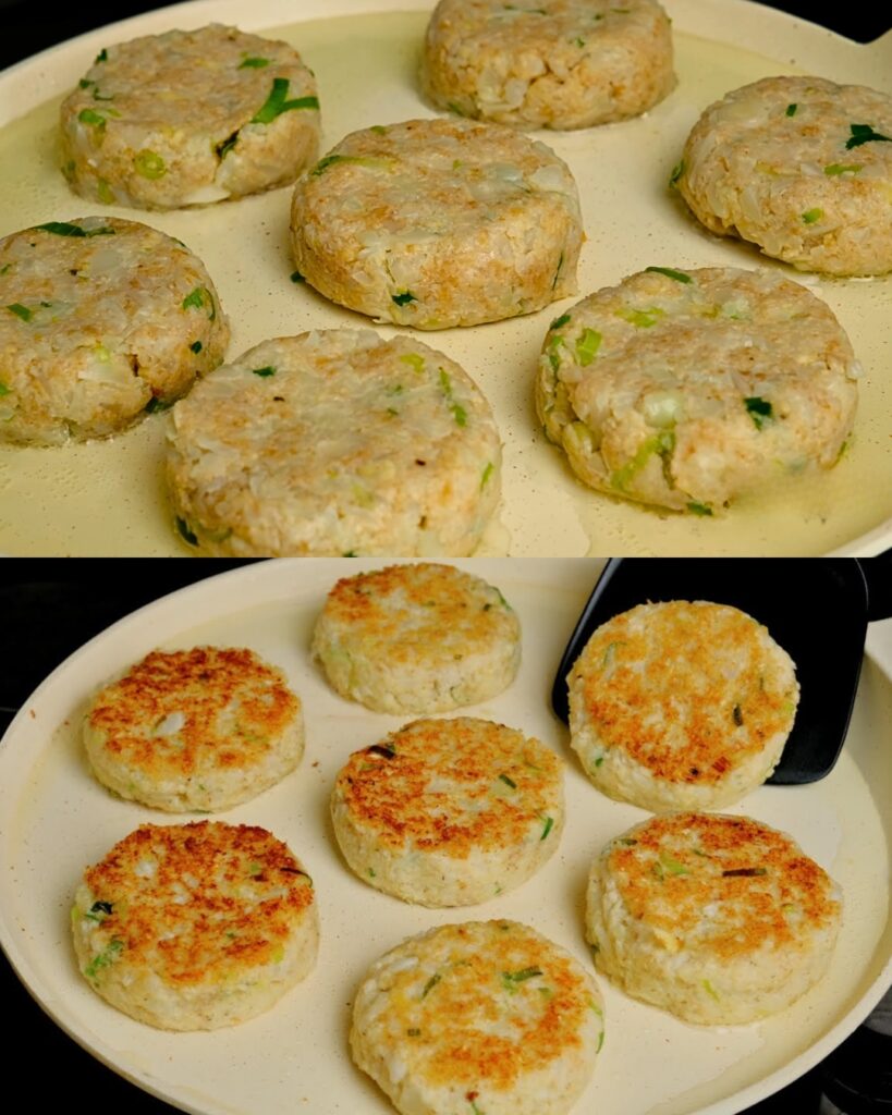 Cauliflower Patties with Vegan Tartar Sauce