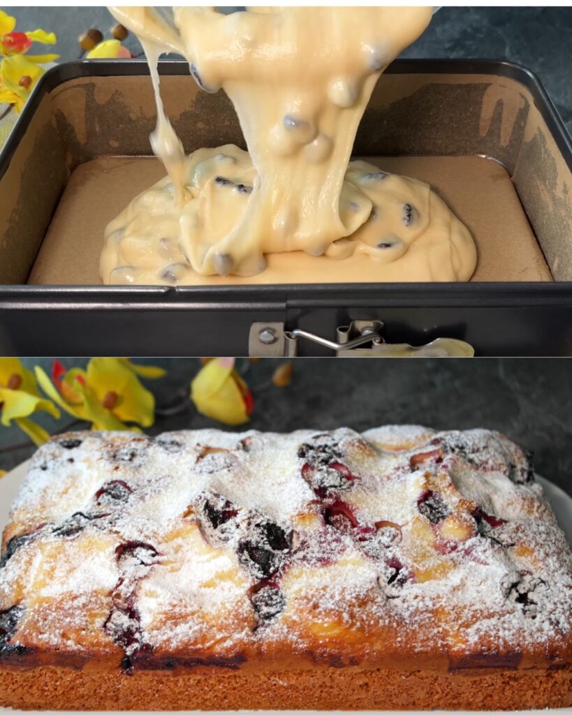 Cherry Yogurt Cake
