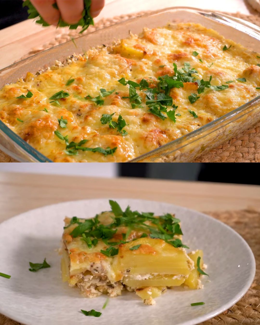 Creamy Chicken and Potato Bake Recipe