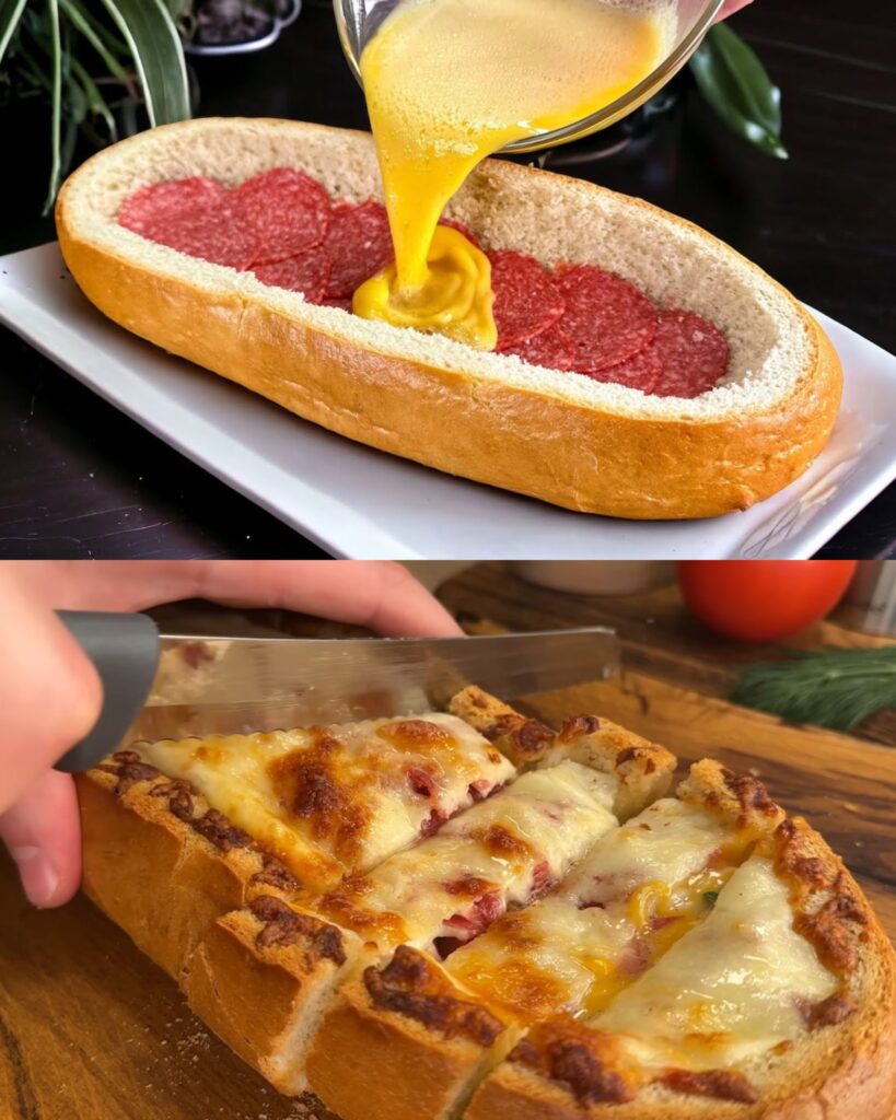 Cheesy Salami Bread Bites finished dish