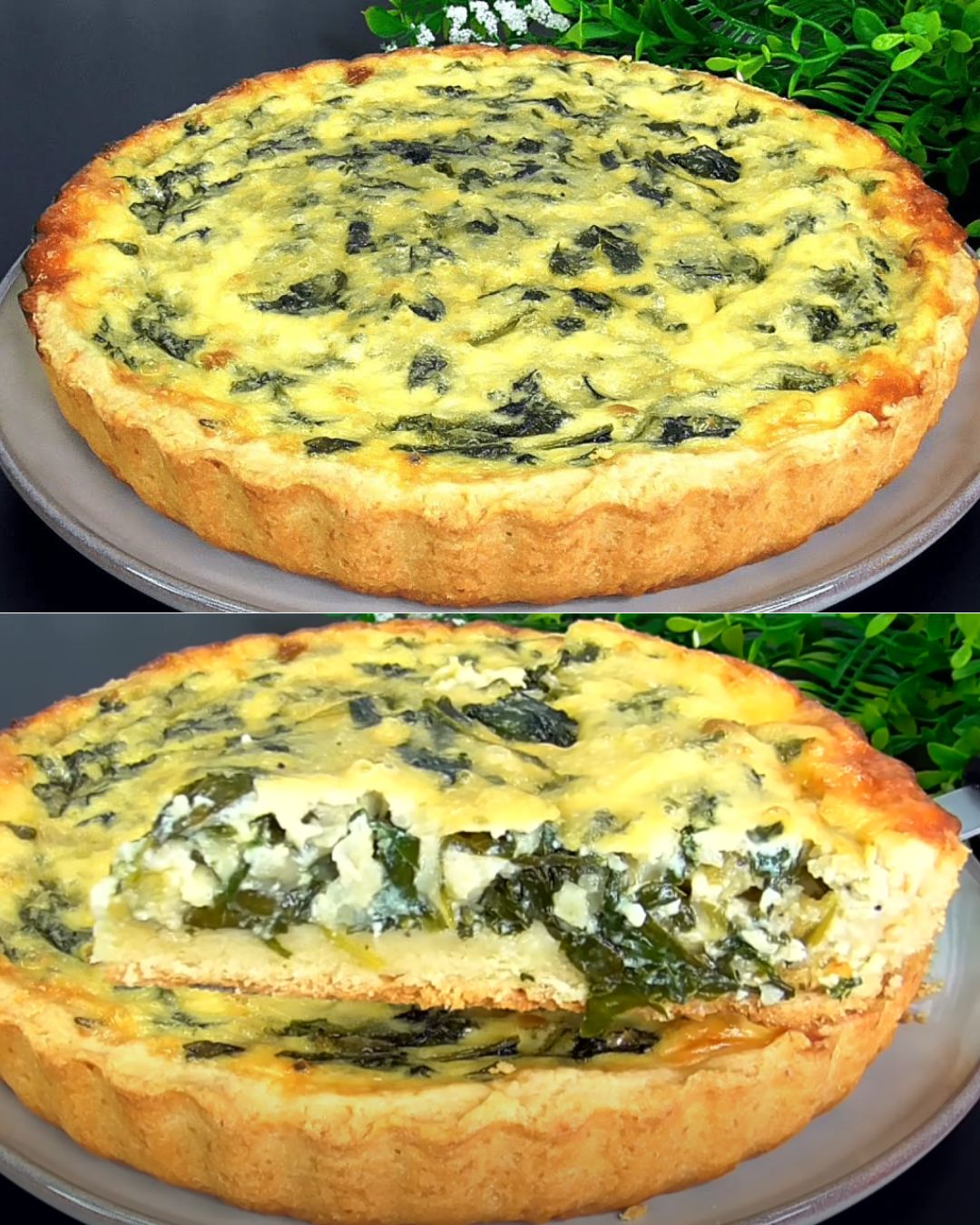 Spinach and Mozzarella Tart