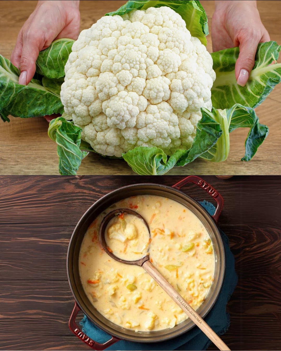 Cheesy Cauliflower Soup