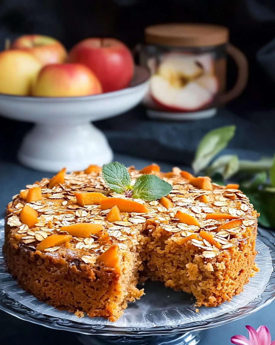 Carrot Apple Oat Cake Recipe