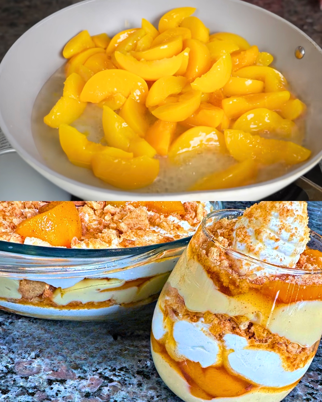 Peach Cobbler Pudding | Better Than Banana Pudding