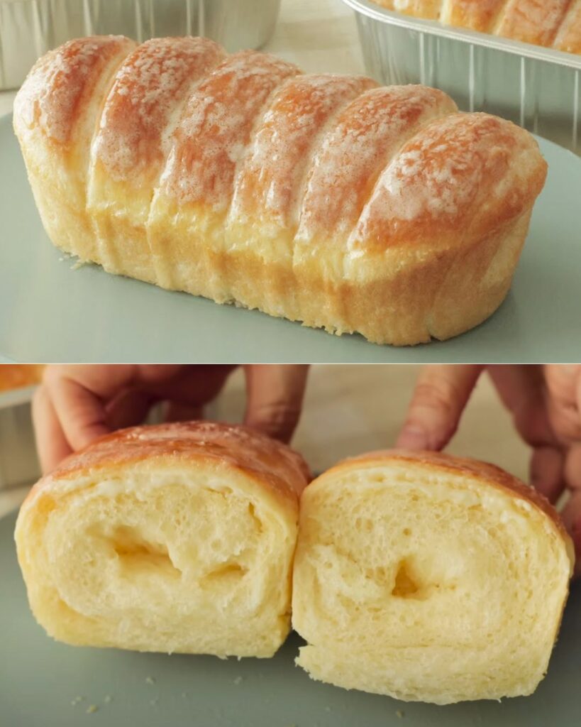 Condensed Milk Bread Recipe finished dish