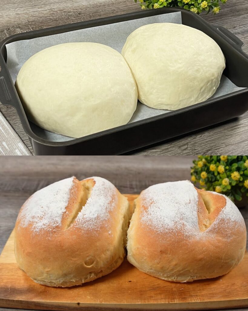 Soft and Fluffy Homemade Bread finished dish