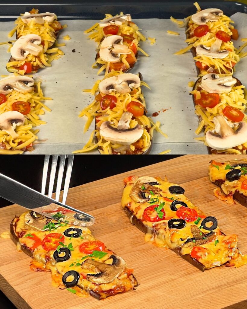 Delicious Baked Eggplant with Toppings