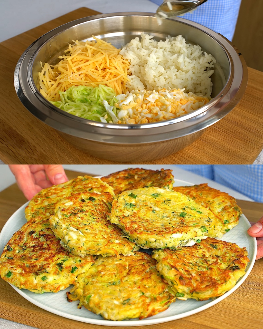 Zucchini, Potato, and Rice Frittata