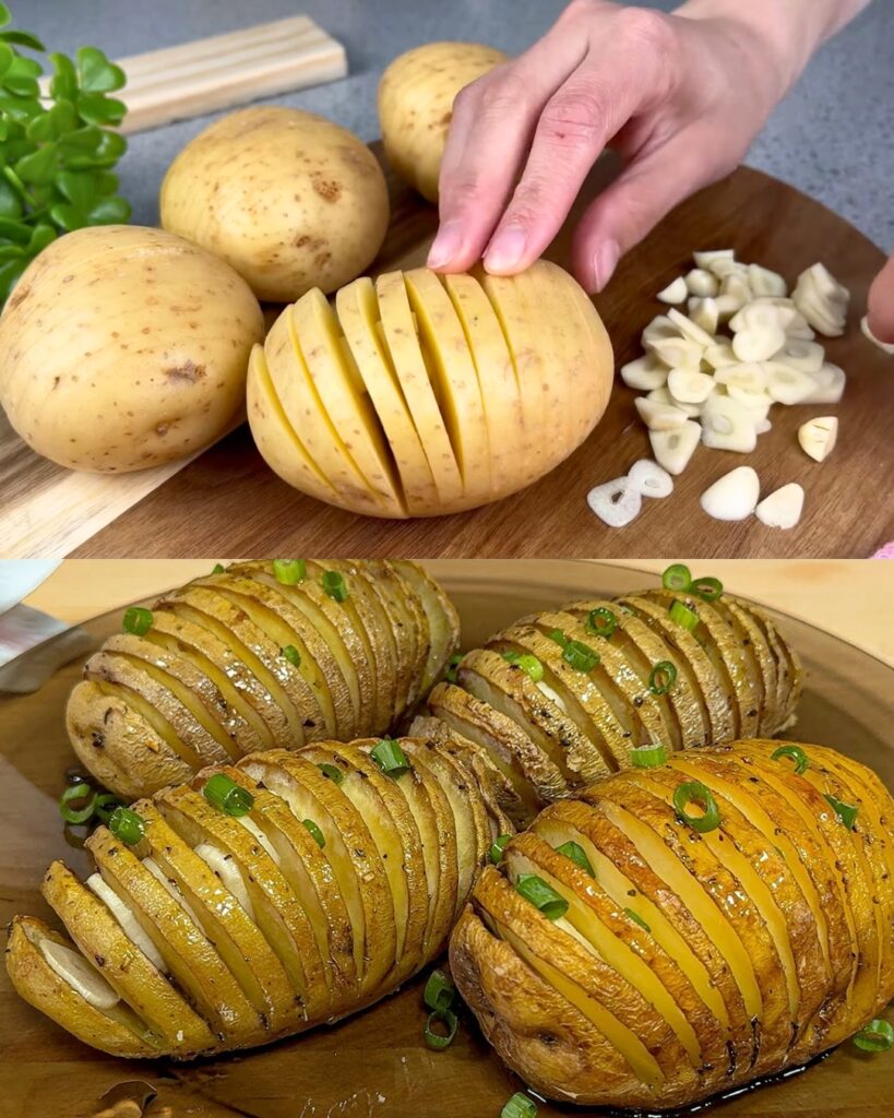 Garlic and Herb Baked Potatoes Recipe