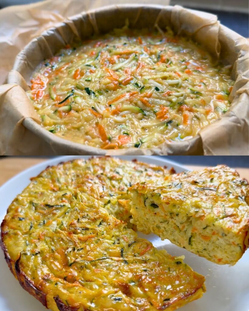 Baked Vegetable Frittata finished dish
