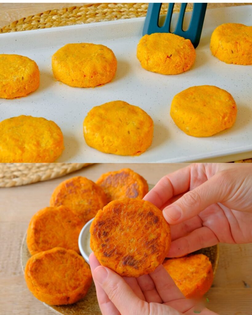Sweet Potato Chickpea Fritters with Dairy