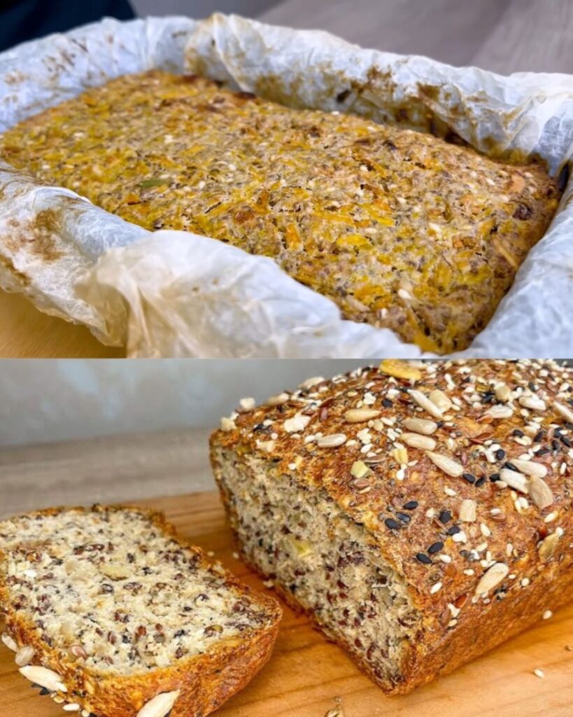 Pumpkin Oat Bars with Nuts and Seeds finished dish