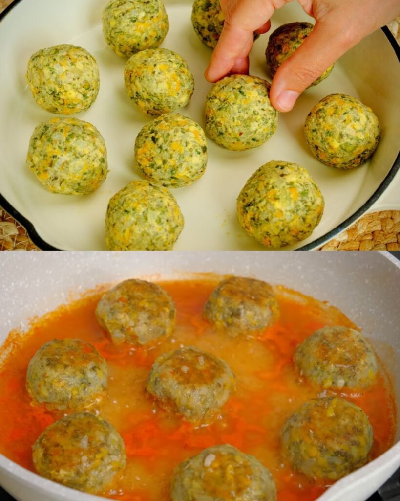 Lentil Meatballs with Tomato Sauce Recipe