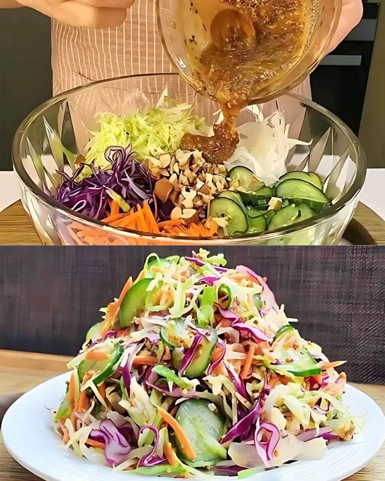 Cabbage and Cucumber Fat-Burning Salad