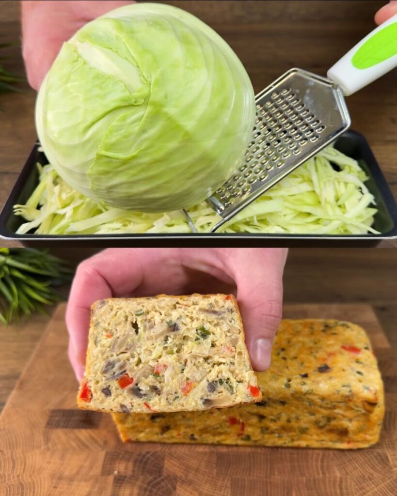 Cabbage and Mushroom Casserole with Yogurt Dill Sauce