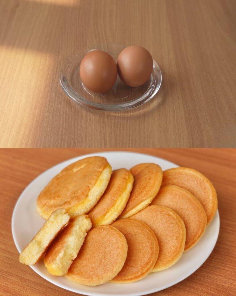 Fluffy Egg Pancakes