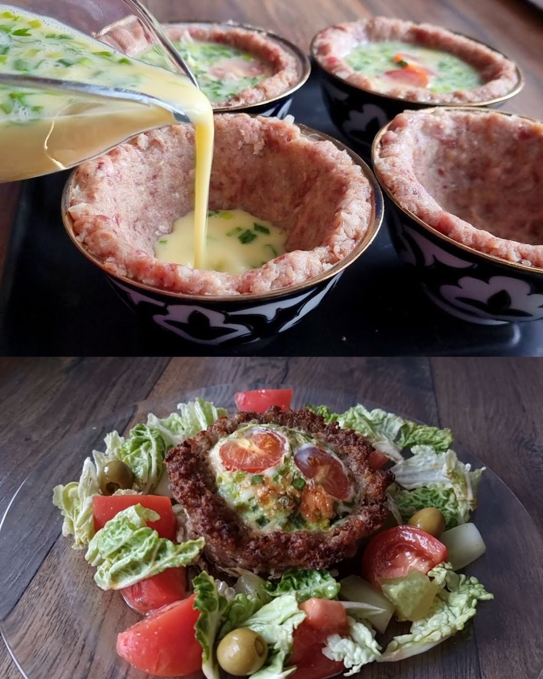 Savory Minced Meat and Egg Bake