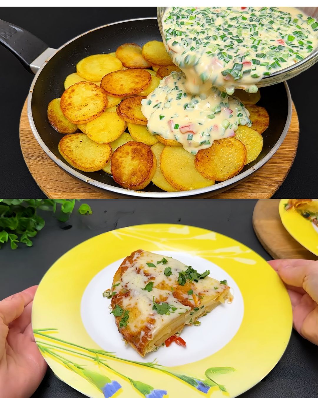Savory Skillet Potato and Egg Breakfast Bake