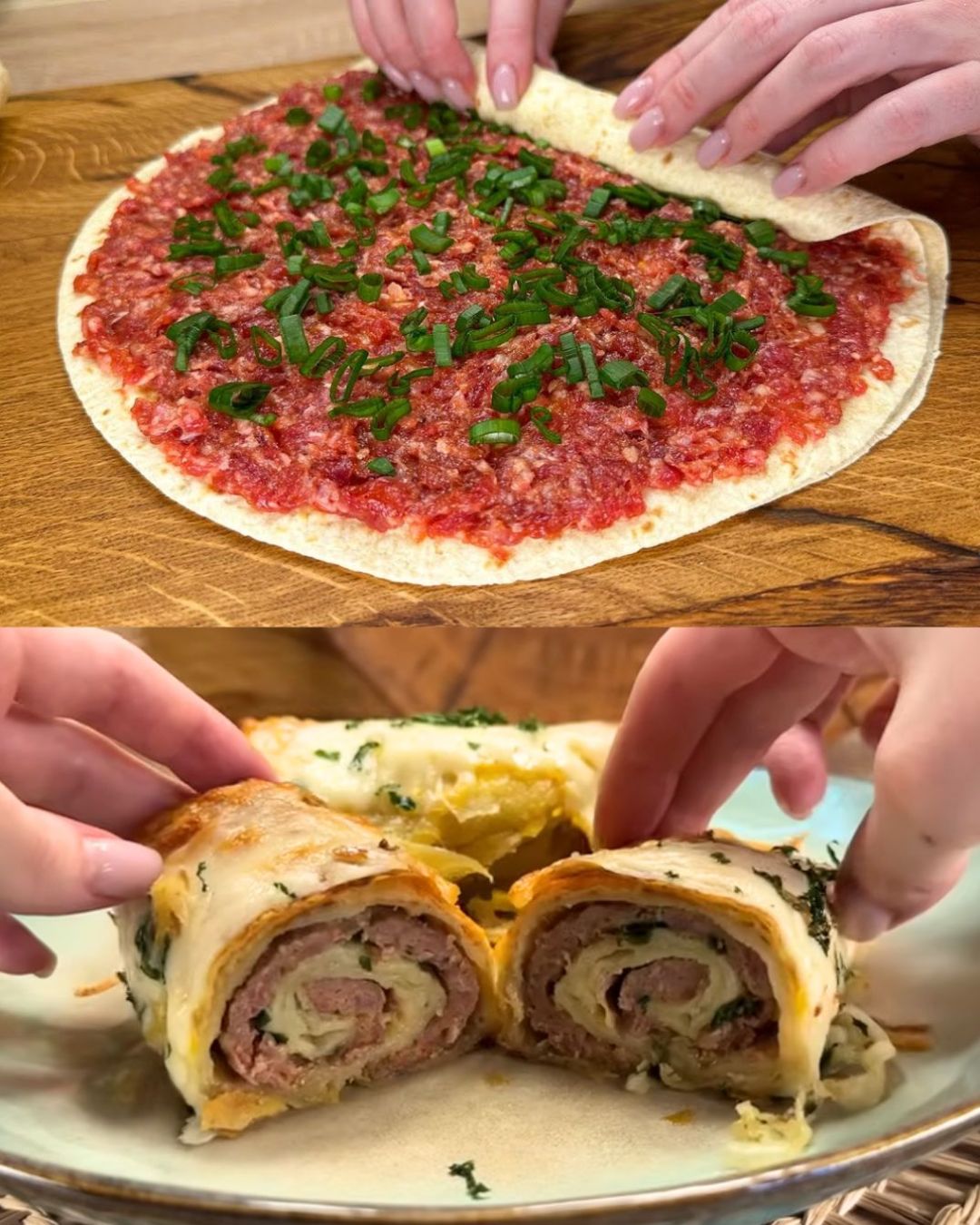Minced Meat and Mozzarella Quesadilla Recipe