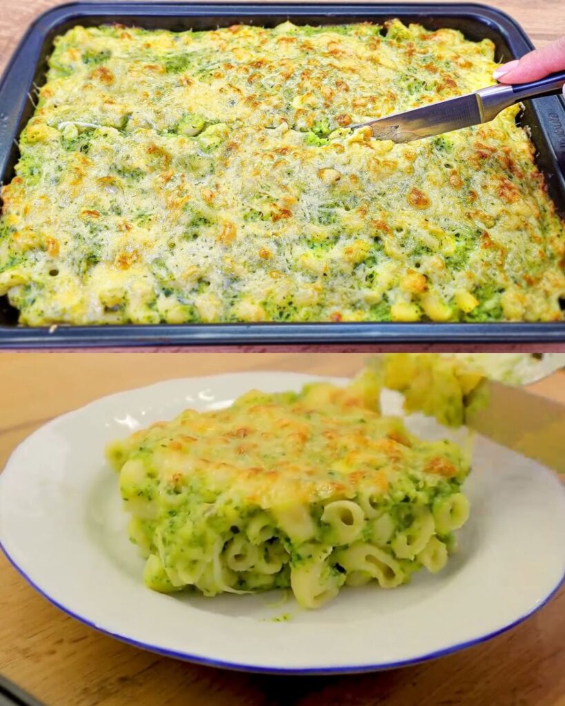 Zucchini Pasta Bake with Mozzarella and Parmesan