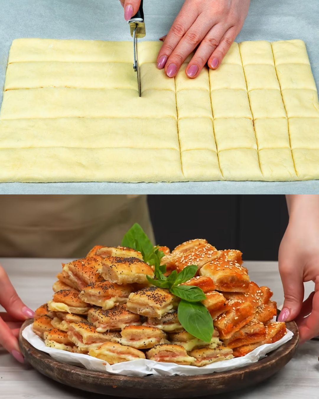 Cheesy Puff Pastry Sticks with Beer Sauce
