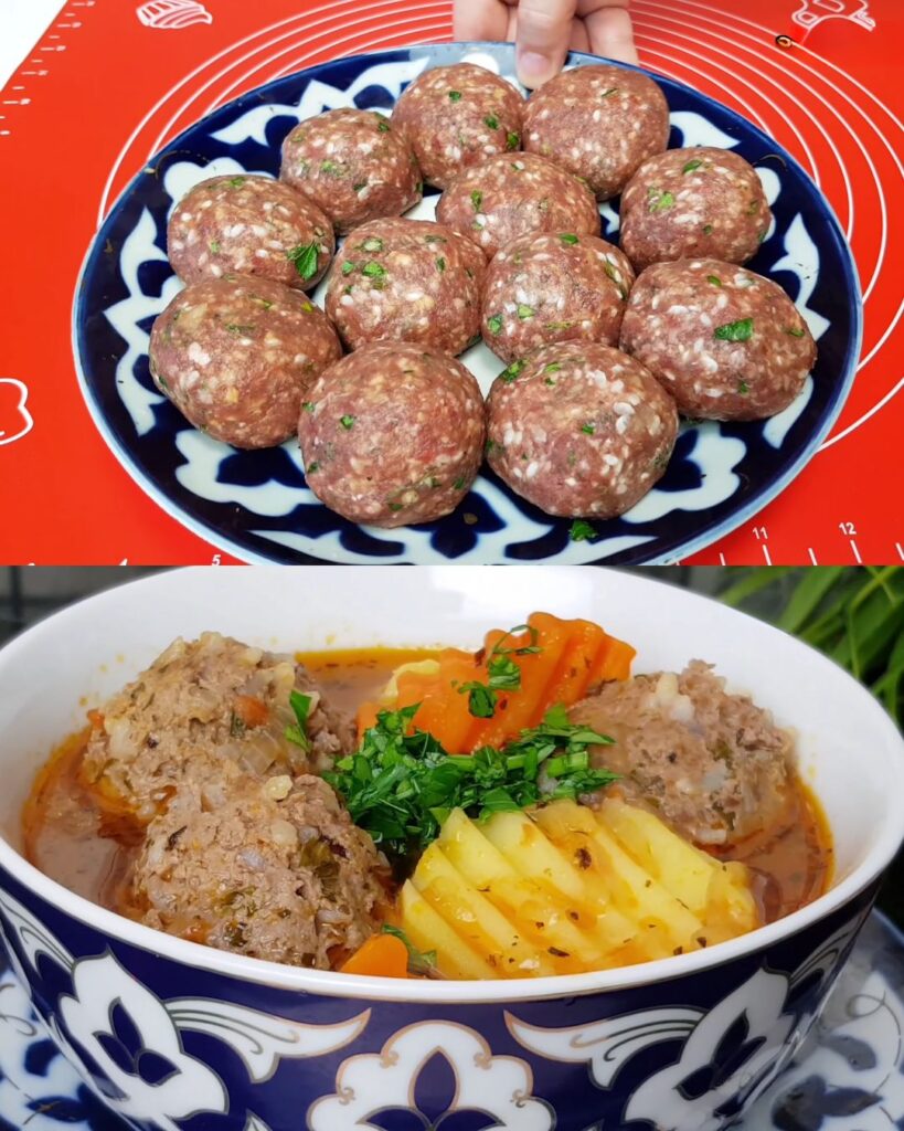 Shurpa with Meatballs
