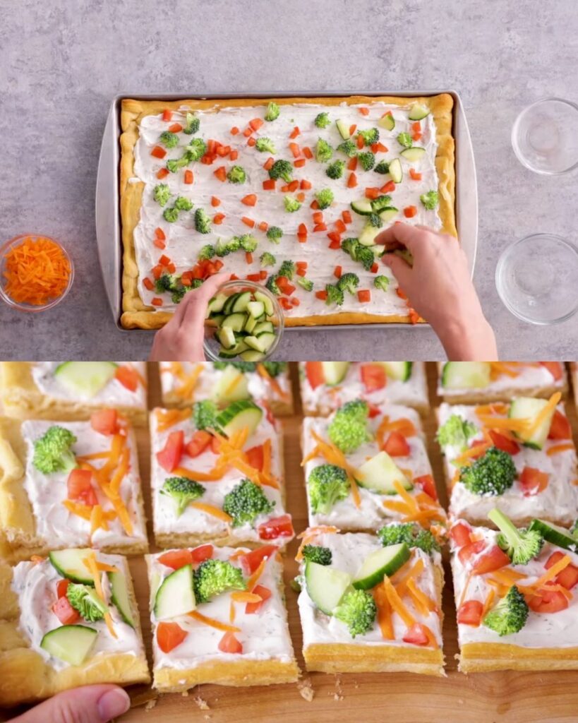 Veggie Crescent Roll Appetizers
