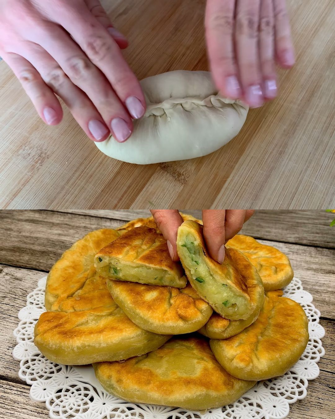 Savory Potato-Stuffed Dumplings