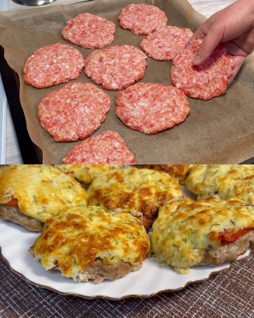 Minced Meat Cutlets with a “Fur Coat”